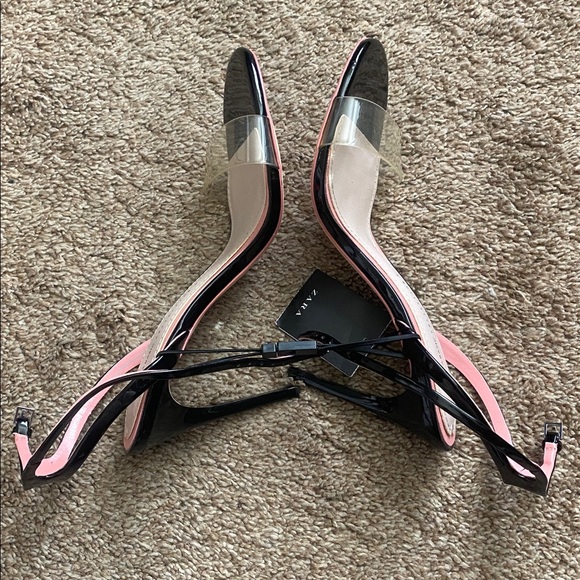Zara | NWT Women's Strappy Heels - Picture 4 of 8
